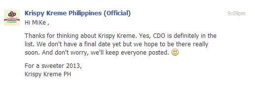 Krispy Kreme Cagayan de Oro, Krispy Kreme Philippines, Krispy Kreme, Krispy Kreme CDO, Krispy Kreme CDO Guide, CDO Guide