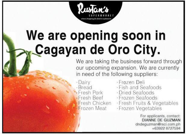 first Rustan’s in the Island of Mindanao, Rustan’s Cagayan de Oro, cdo guideX Rustan’s Cagayan de Oro store