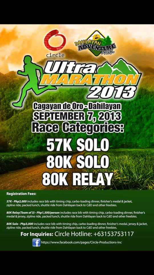 Ultra Marathon 2013, cagayan de oro Ultra Marathon 2013, Cagayan de Oro to Dahilayan Ultra Marathon 2013, fun run capital of the Philippines, fun run capital of the Philippines Cagayan de Oro, Cagayan de Oro, cdo guide