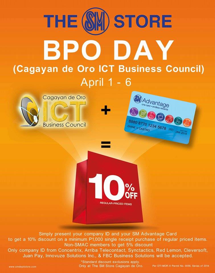 BPO Discount Day 