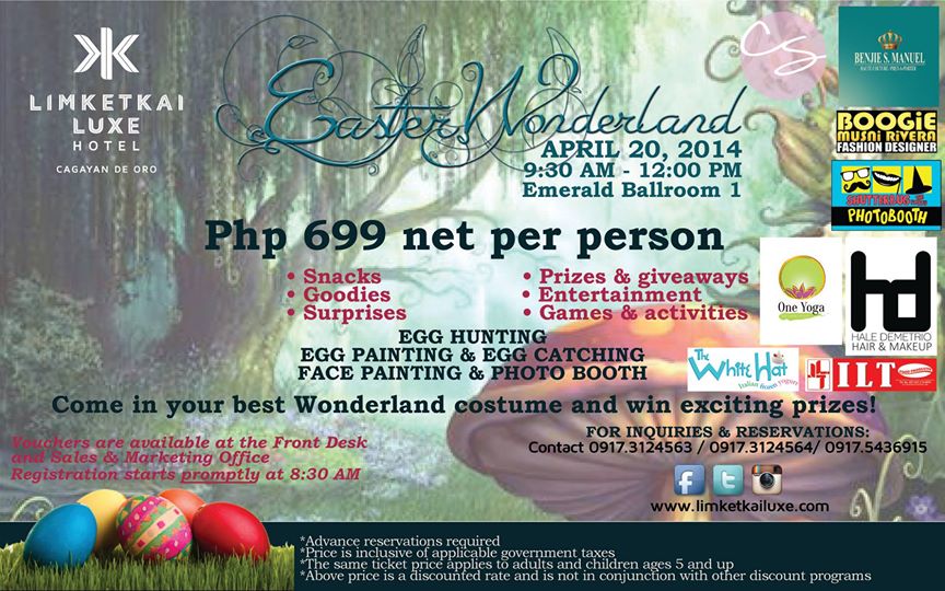 Easter Wonderland Limketkai Luxe Hotel, Limketkai Luxe Hotel, Holy Week, Limketkai Luxe Hotel Cagayan de Oro, list of hotels in Cagayan de Oro, 5 star hotel in Cagayan de Oro, 5 star hotel in CDO, CDO Dev, CDO Development, Capturing Smiles Photography