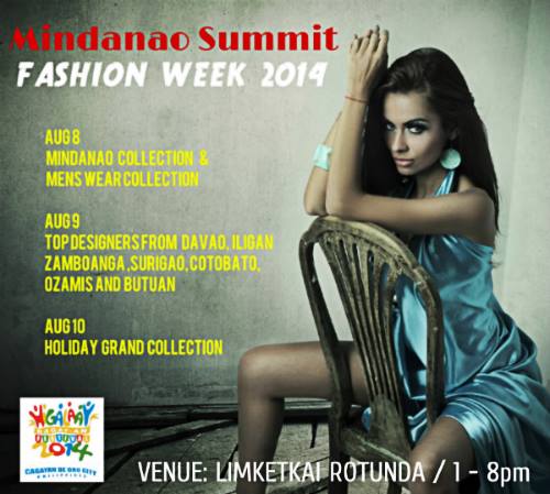 Mindanao Summit 2014 Fashion Week