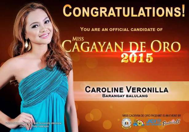 Miss Cagayan de Oro, Miss CDO 2015, Miss Cagayan de Oro 2015, Miss Cagayan de Oro candidates, official candidates of Miss Cagayan de Oro 2015, Miss Cagayan de Oro winner, Miss Cagayan de Oro 2015 schedule, Miss CdeO, Miss Cagayan de Oro talents