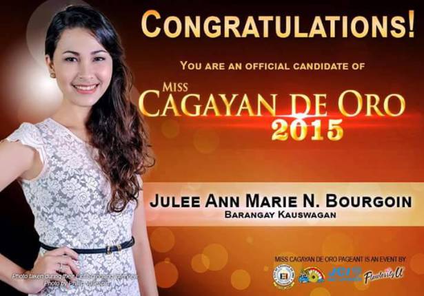 Miss Cagayan de Oro, Miss CDO 2015, Miss Cagayan de Oro 2015, Miss Cagayan de Oro candidates, official candidates of Miss Cagayan de Oro 2015, Miss Cagayan de Oro winner, Miss Cagayan de Oro 2015 schedule, Miss CdeO, Miss Cagayan de Oro talents