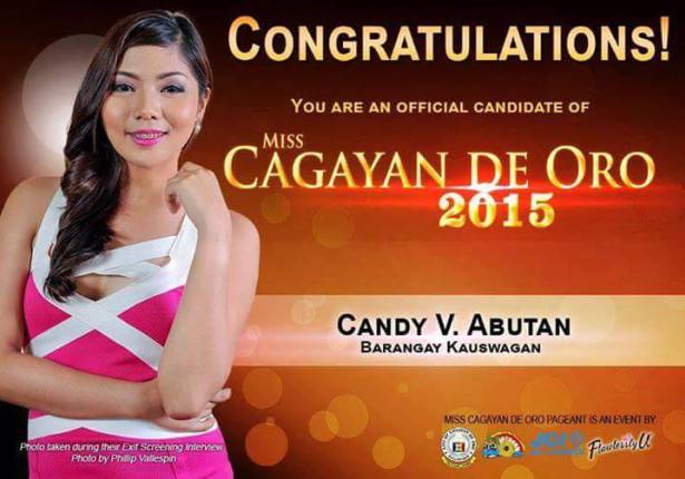 Miss Cagayan de Oro, Miss CDO 2015, Miss Cagayan de Oro 2015, Miss Cagayan de Oro candidates, official candidates of Miss Cagayan de Oro 2015, Miss Cagayan de Oro winner, Miss Cagayan de Oro 2015 schedule, Miss CdeO, Miss Cagayan de Oro talents