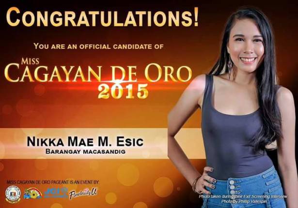 Miss Cagayan de Oro, Miss CDO 2015, Miss Cagayan de Oro 2015, Miss Cagayan de Oro candidates, official candidates of Miss Cagayan de Oro 2015, Miss Cagayan de Oro winner, Miss Cagayan de Oro 2015 schedule, Miss CdeO, Miss Cagayan de Oro talents