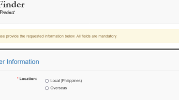 COMELEC Precinct Finder