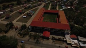 Aerial view of Corpus Christi School