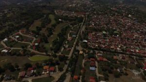 Aerial view of Pueblo De Oro Golf Course, Xavier Heights and Xavier Estates
