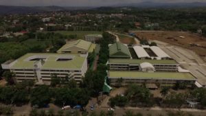 Aerial view of Xavier University - High School and Grade School