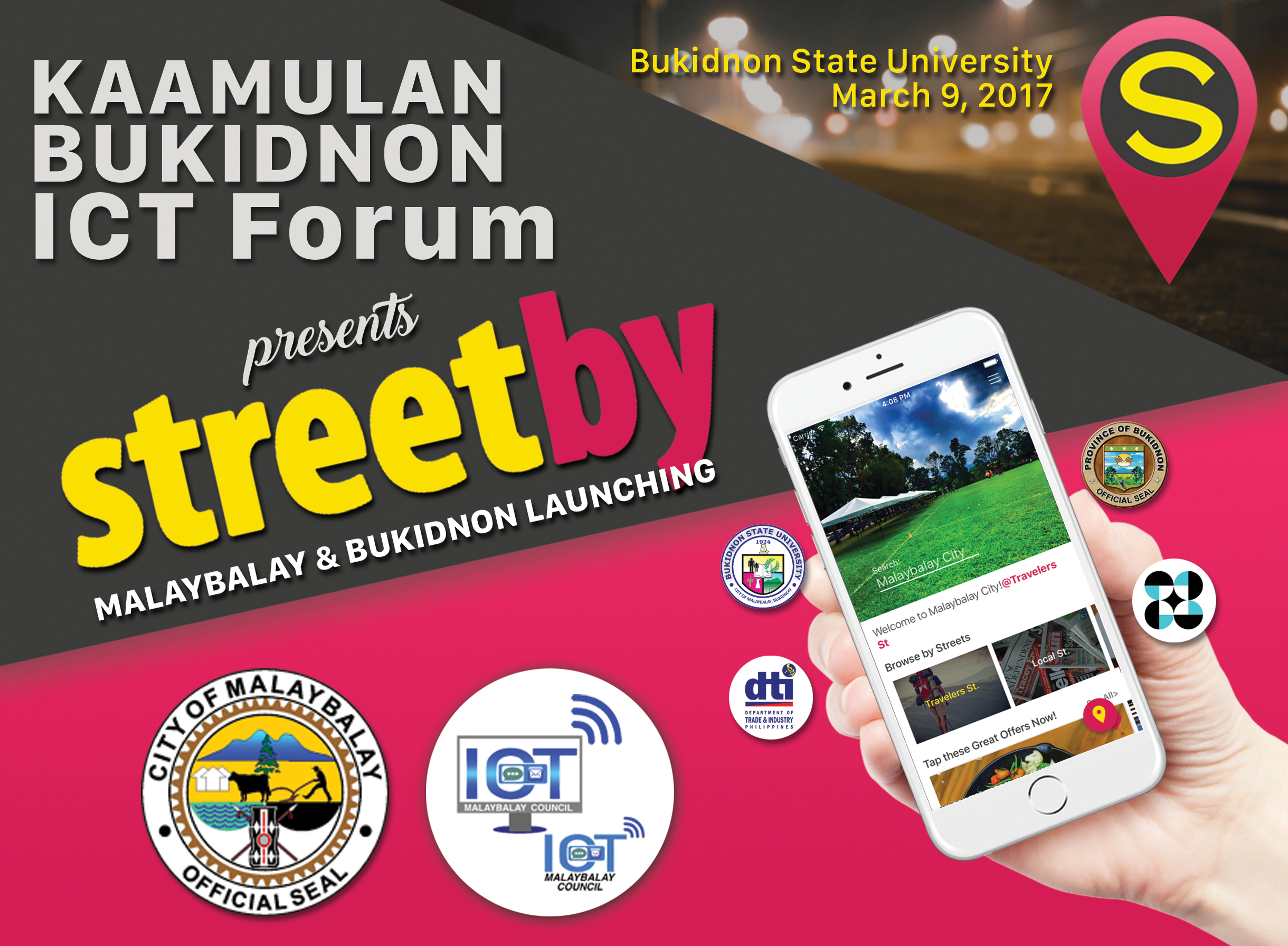 Streetby bukidnon, Oro Mobile App, local mobile app, Malaybalay ICT Council, Agila Innovations