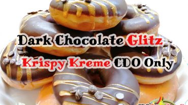 Dark Chocolate Glitz, Krispy Kreme Cagayan de Oro, Krispy Kreme Davao, Krispy Kreme Philippines, Exclusive For Mindanao, Krispy Kreme Exclusive For Mindanao, Krispy Kreme Dark Chocolate Glitz