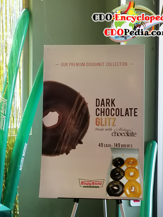 Dark Chocolate Glitz, Krispy Kreme Cagayan de Oro, Krispy Kreme Davao, Krispy Kreme Philippines, Exclusive For Mindanao, Krispy Kreme Exclusive For Mindanao, Krispy Kreme Dark Chocolate Glitz