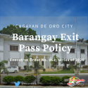 Cagayan de Oro Barangay Exit Pass Policy