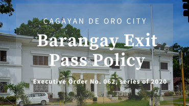 Cagayan de Oro Barangay Exit Pass Policy