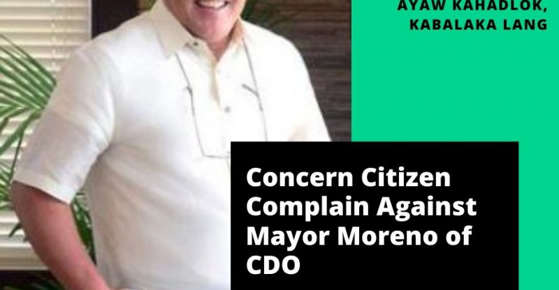 Mayor Oscar Moreno of Cagayan de Oro