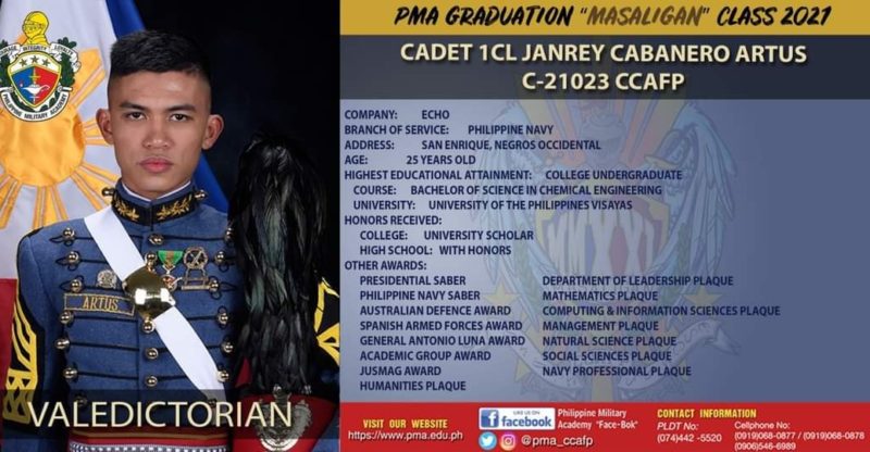 PMA Cadets, PMA Batch Masaligan 2021, PMA Graduates, PMA Top Cadets