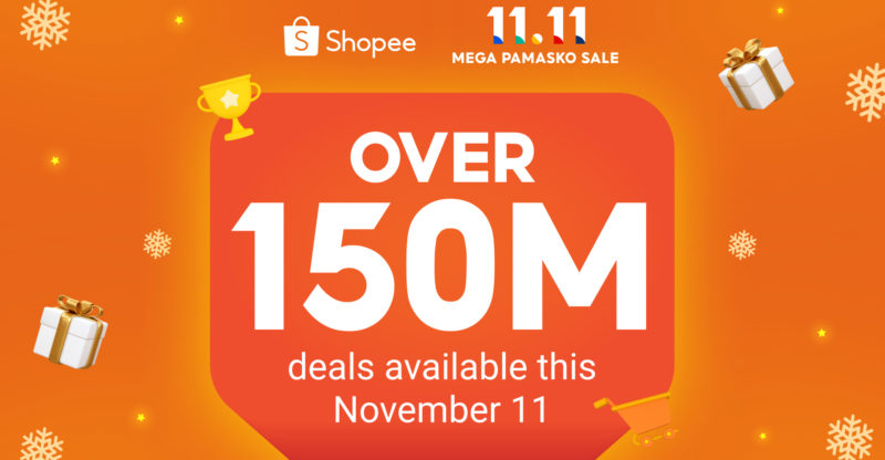 Shopee’s 11.11 Mega Pamasko Sale, Salamat shopee, shopee PH