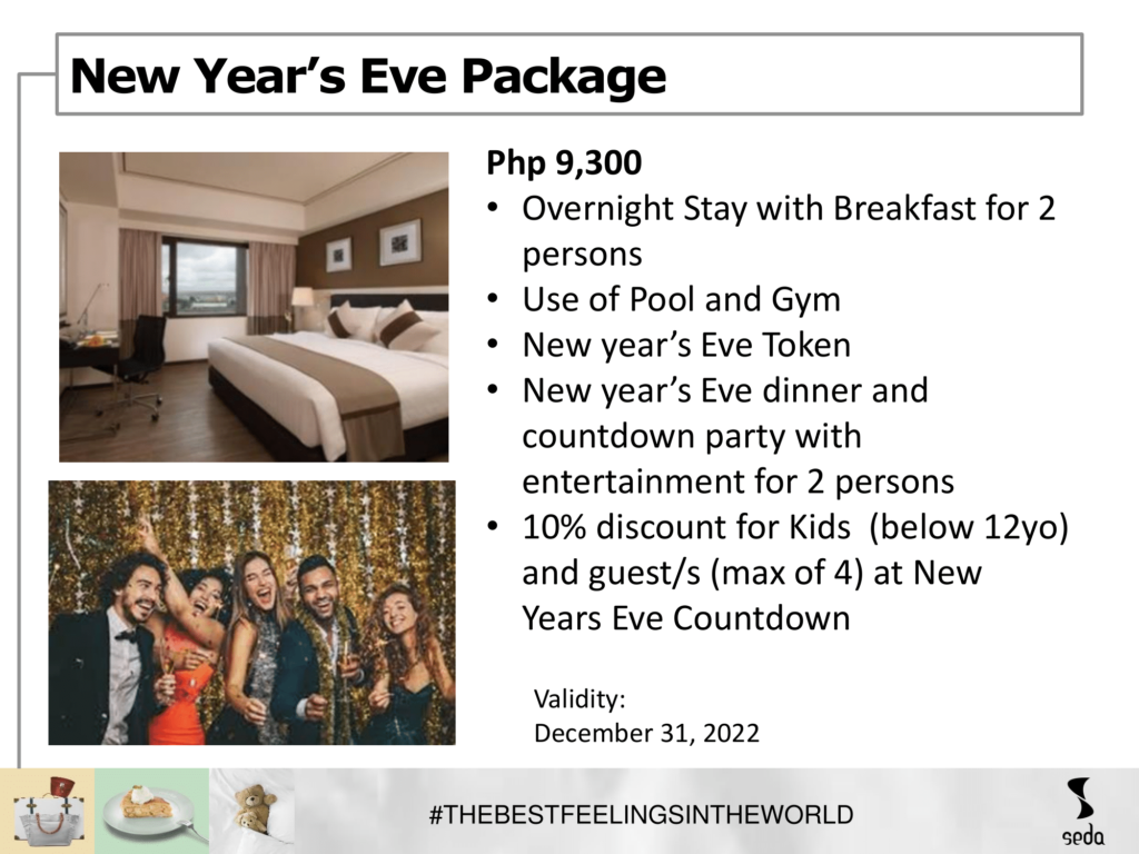 Christmas Promo, Seda Centrio Hotel, Seda Centrio Hotel Promo, Promo Package, Christmas Package, Seda Centrio, Seda Hotel, Cagayan de Oro Hotels