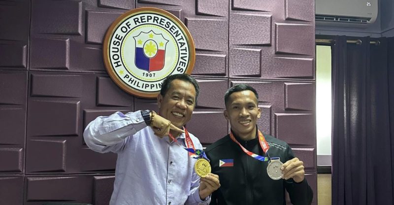 First Filipino SEA Games Long Jump Gold Medalist, 2023 SEA Games, Long Jump Gold Medalist, Cong. Bambi Emano, Janry B. Ubas, First Filipino to win long jump gold at the SEA Games, Individual Long Jump Event with 8.08meters, Long Jump New Record in SEA Games