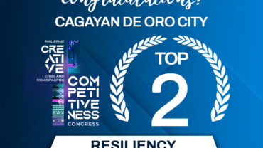 Cagayan de Oro City, Competitiveness Index, Urban Development, Mayor Rolando 'Klarex' Uy, Economic Dynamism, Resilient City, Municipalities in the Philippines