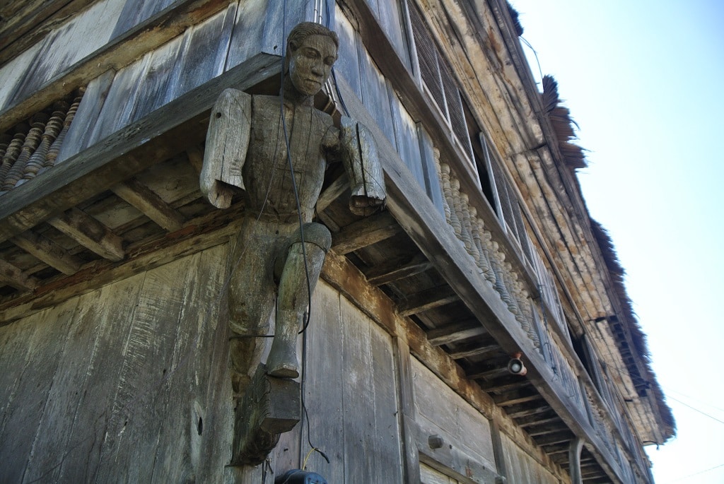Wooden atlases or 'oti-ot' detail